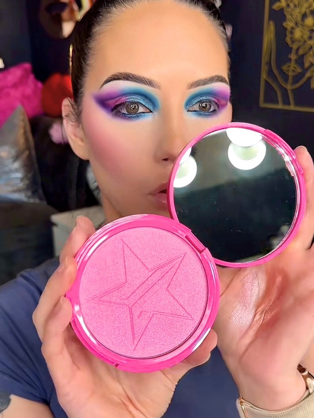 Jeffree Star | ‘Rock Candy Bling’ Skin Frost Highlighter | NiB cool baby pink - Picture 14 of 16